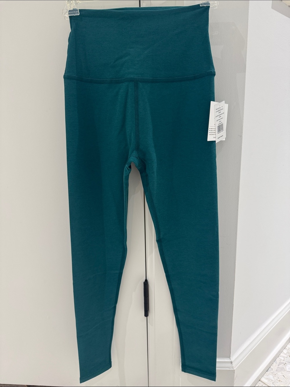 Beyond Yoga Teal High-Waist Leggings teal sea heather